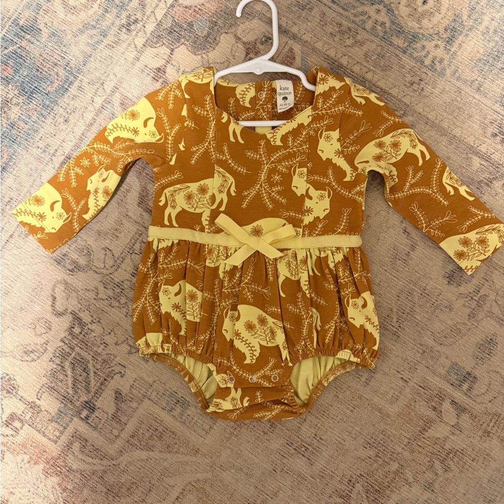Kate Quinn Buffalo Print Romper